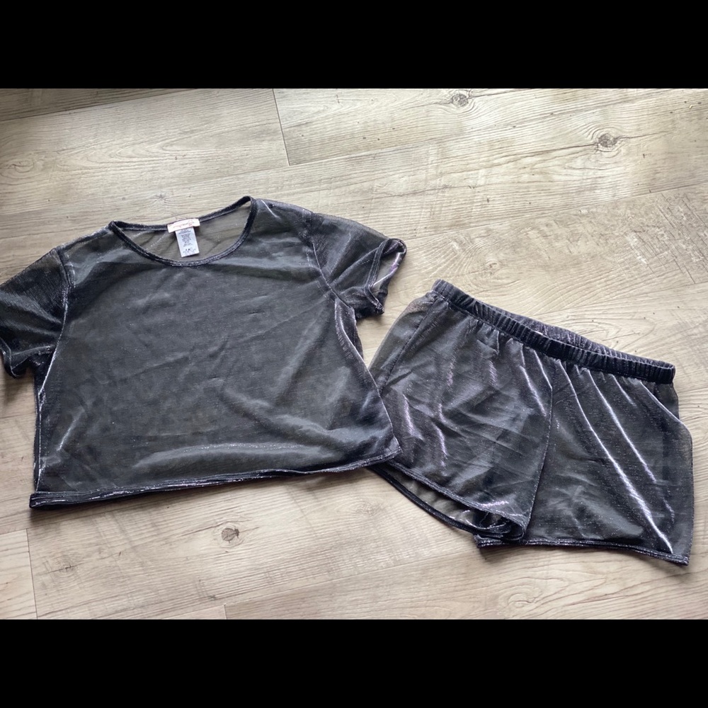 Liv Fabulously Sheer Swimsuit Cover (2 piece set)